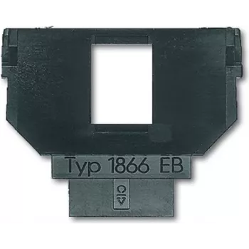 Busch-Jaeger 1866 EB modulinio lizdo pagrindas 1x 6/8 kontaktų Cat. 3, antracitinis