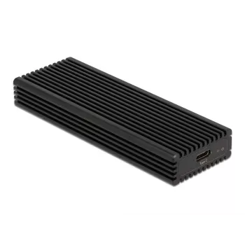 DeLOCK išorinis SSD dėklas USB Type-C M.2 NVMe PCIe arba SATA SSD