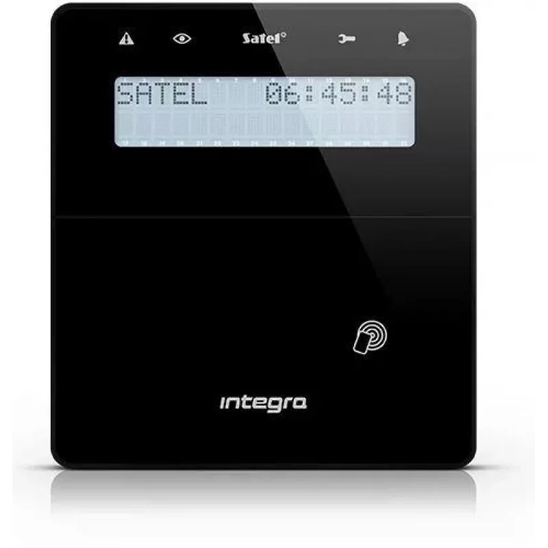 Satel INTEGRA INT-KLFR-B valdymo pultas su LCD ekranu ir artumo kortelių skaitytuvu
