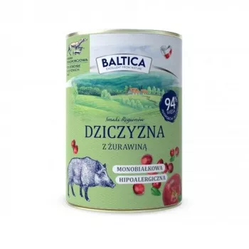 BALTICA regional flavours šlapias šunų maistas su elniena ir spanguolėmis – 400 g