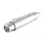 MicroConnect XLRFG adapteris XLR (3 kontaktų) į RCA sidabrinis