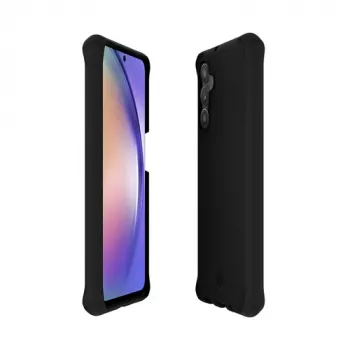 Mobilis SPECTRUM_R galinis dangtelis telefonui – patvarus, antimikrobinis, 100% perdirbta medžiaga – Impacthane – Juoda (066041)