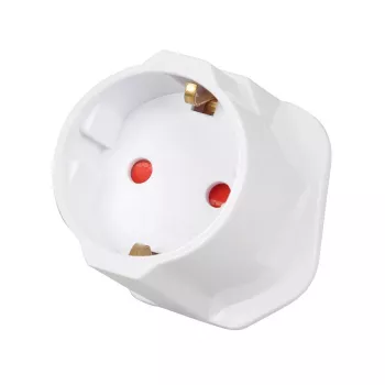 Maitinimo adapteris IBOX iaukeu su keičiamais kištukais UK (G tipas) ir EU (E tipas), 100–240V 50/60Hz, 7,5A, baltas