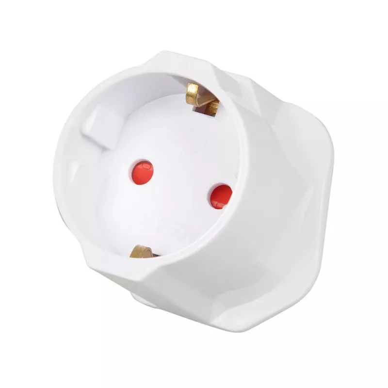 Maitinimo adapteris IBOX iaukeu su keičiamais kištukais UK (G tipas) ir EU (E tipas), 100–240V 50/60Hz, 7,5A, baltas