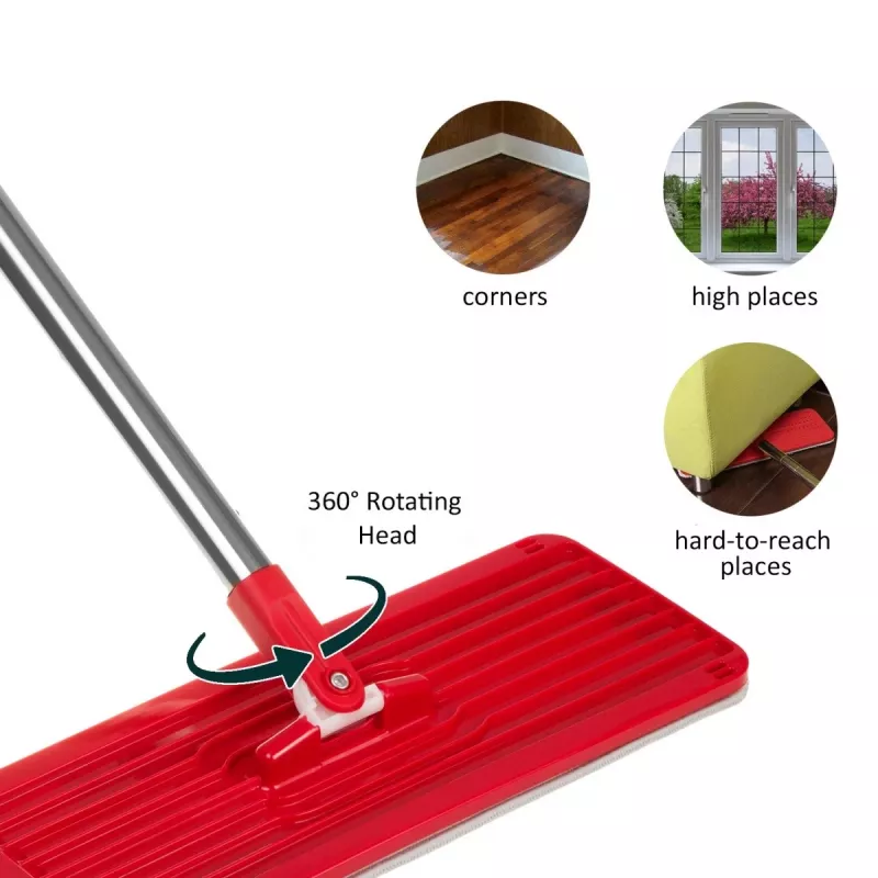 Grindų valymo rinkinys GB870 MaxiClean su 2 viename kibiru 5,7 l ir 360° besisukančia galvute