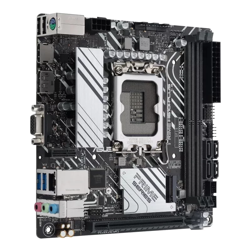 ASUS PRIME H610I-PLUS-CSM pagrindinė plokštė Intel H610 LGA 1700 mini ITX
