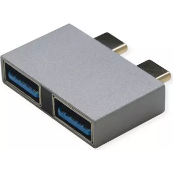 ROLINE USB 3.2 Gen1 adapteris 2x C - A ST/BU