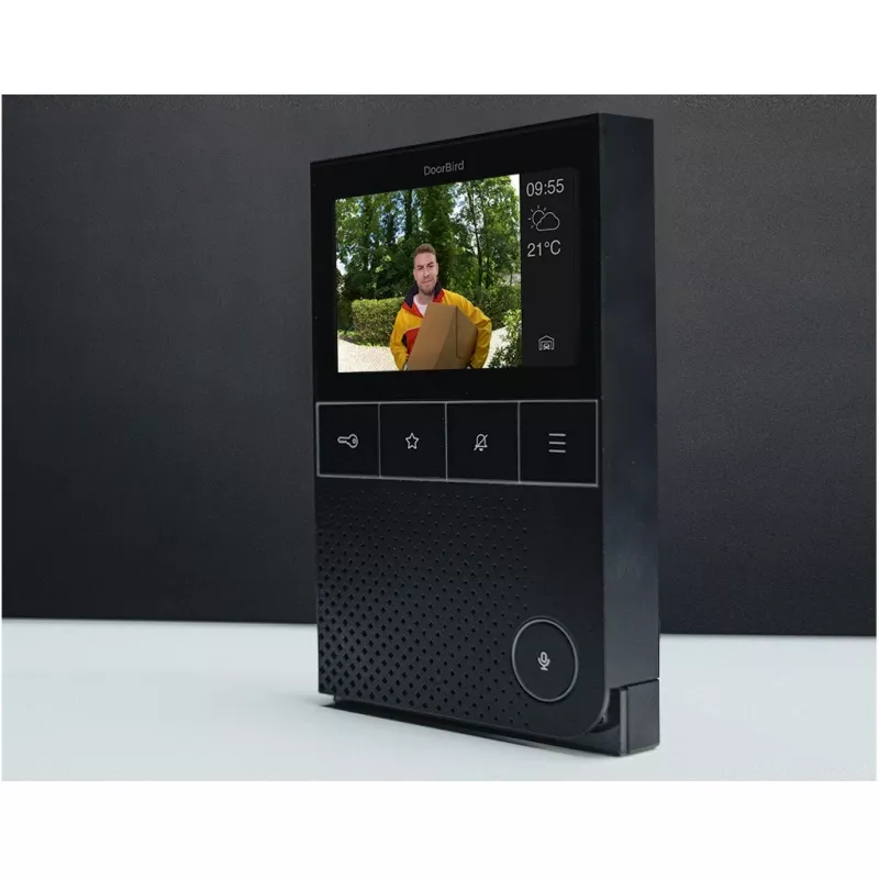 IP vaizdo domofonas DoorBird A1101 Black Edition – lauko skambučio skydelis IP vaizdo prieigos kontrolei