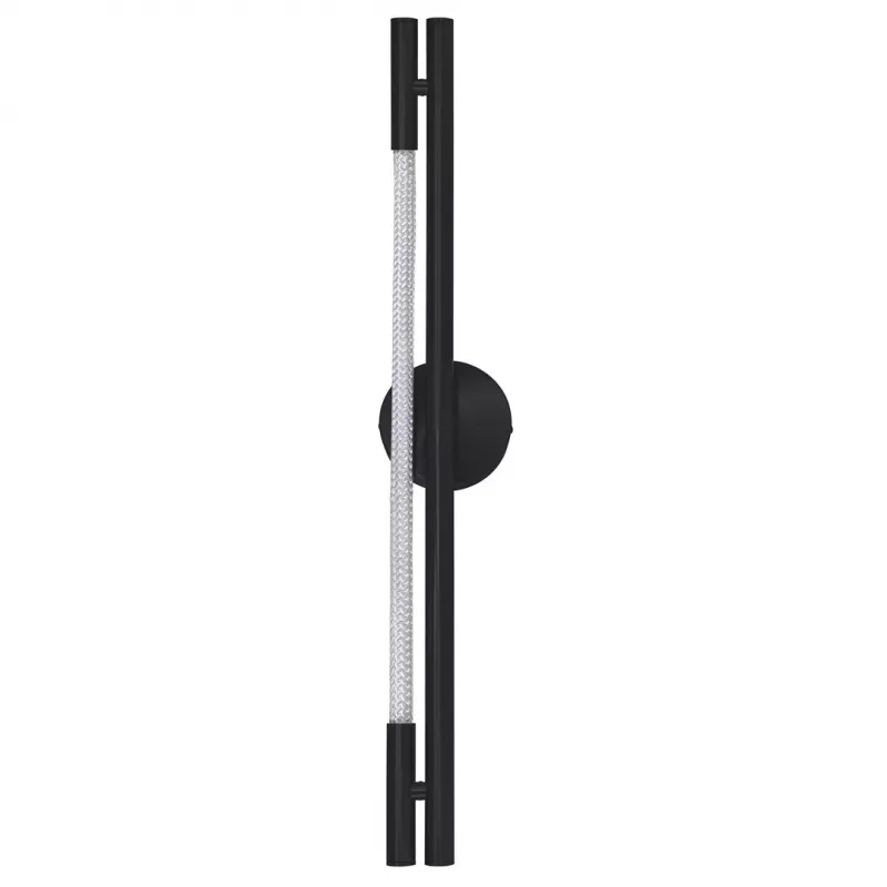 LED sieninis šviestuvas ActiveJet AJE-CHARLIE NW, 1100 lm, 4000 K, 8 W, juodas, 798×120×65 mm