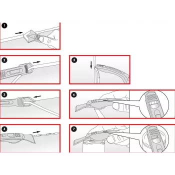 KS TOOLS FUGENFIX 7 dalių silikoninių grandiklių rinkinys