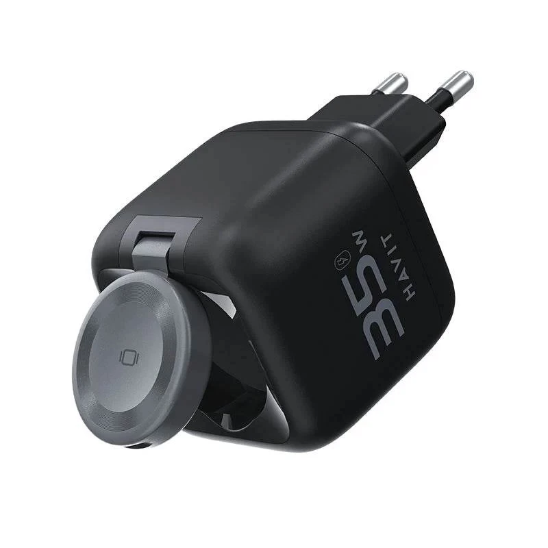 GaN kelioninis įkroviklis Havit UC250 A-EU 20V 1xUSB-C 0,7m juodas