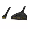 LogiLink vaizdo/garso skirstytuvas/jungiklis - 3 x HDMI - stalinis