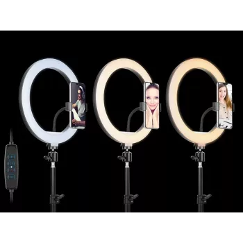 TRACER RING 30cm žiedinė šviesa su trikoju 210cm