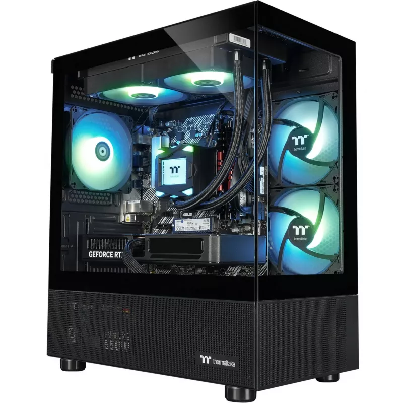 FTW V170A 5060Ti Black, žaidimų kompiuteris juodas/permatomas, Windows 11 Home
