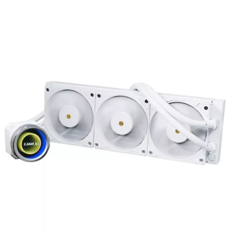 Skysčio aušintuvas „viskas viename“ Lian Li Galahad II Trinity 12 cm Baltas
