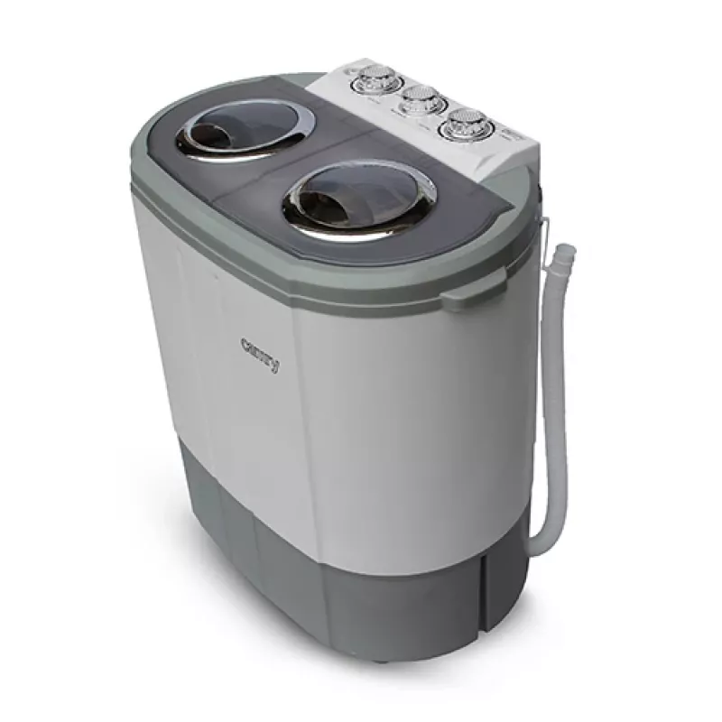 Camry Premium CR 8052 skalbimo mašina, pakrovimas iš viršaus, 3 kg, pilka/balta