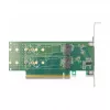 DeLOCK PCI Express 4.0 x16 kortelė su 4 vidiniais NVMe M.2 Key M lizdais 110 mm