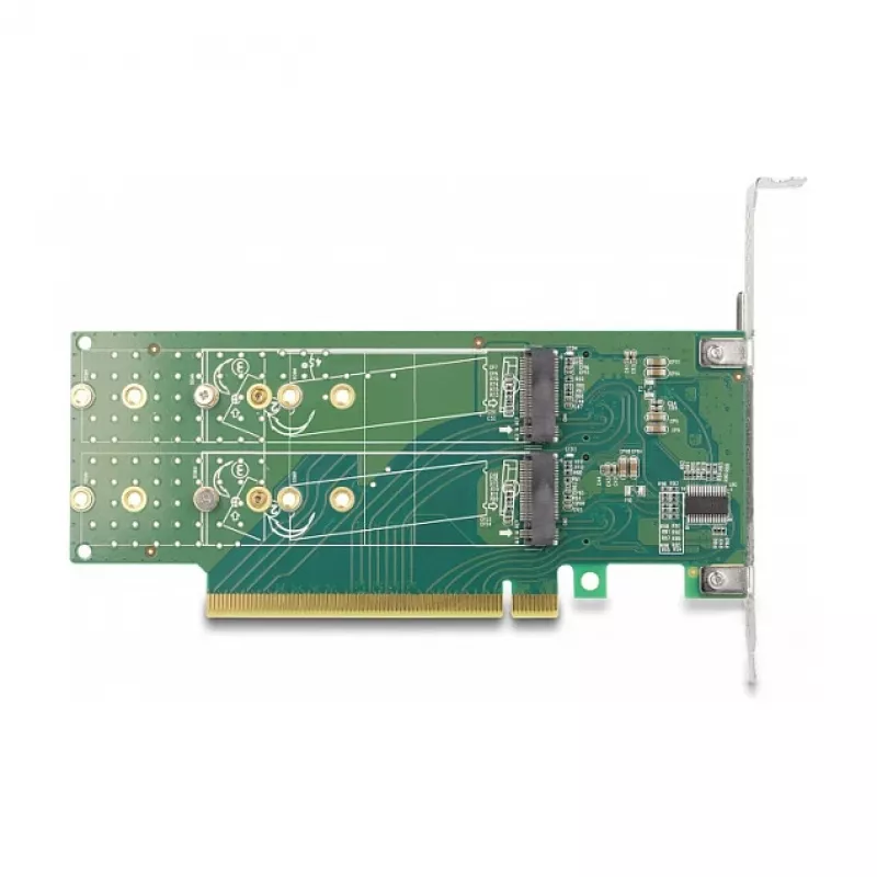 DeLOCK PCI Express 4.0 x16 kortelė su 4 vidiniais NVMe M.2 Key M lizdais 110 mm