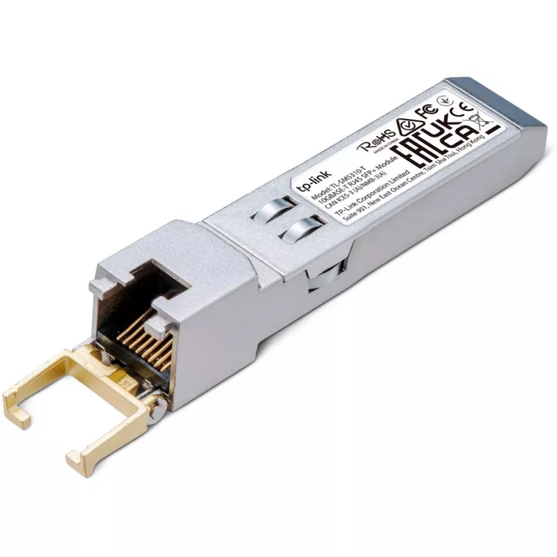 TP-Link TL-SM5310-T 10G BASE-T RJ45 SFP+ modulis, varinis, 10300 Mbit/s, RJ-45, 100 m, 10 Gigabit Ethernet