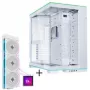 Lian Li O11 Dynamic EVO RGB PC korpuso rinkinys + HydroShift II LCD-S 360TL AiO - Baltas
