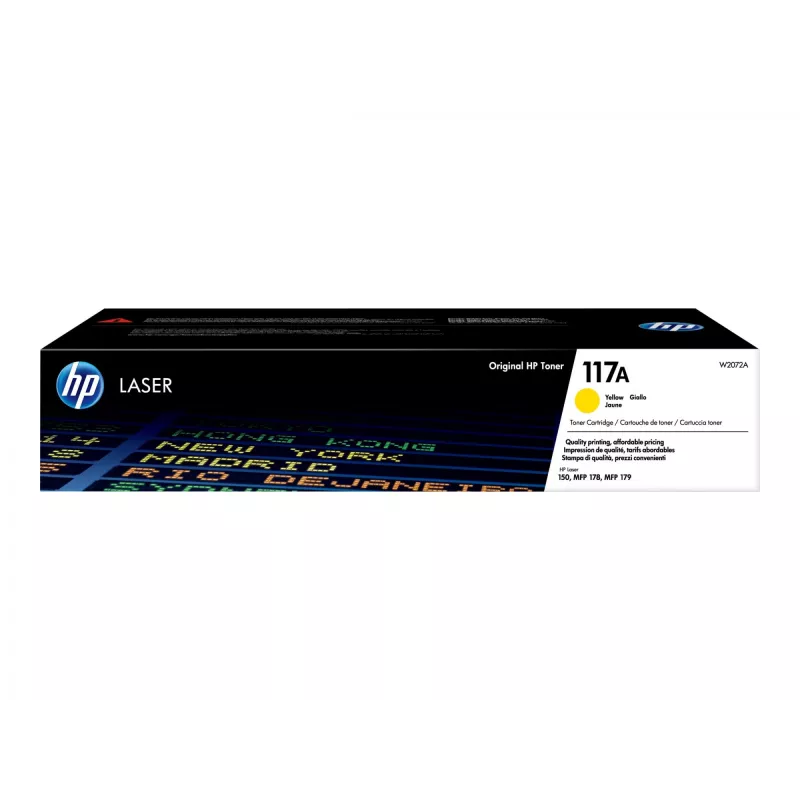 HP 117A geltonas originalus lazerinis kasetė