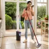 VILEDA Microfibre šluota 1200 ml šlapiam valymui, besisukanti galvutė 360°, kotas 140,5 cm, nuimama skalbiama galvutė