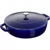 Staub Chistera ketaus troškintuvas 28 cm tamsiai mėlynas