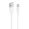 Laidas USB 2.0 į MICRO-B / 1 m baltas Ctiwf Vention