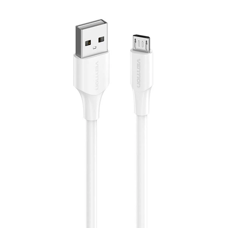 Laidas USB 2.0 į MICRO-B / 1 m baltas Ctiwf Vention