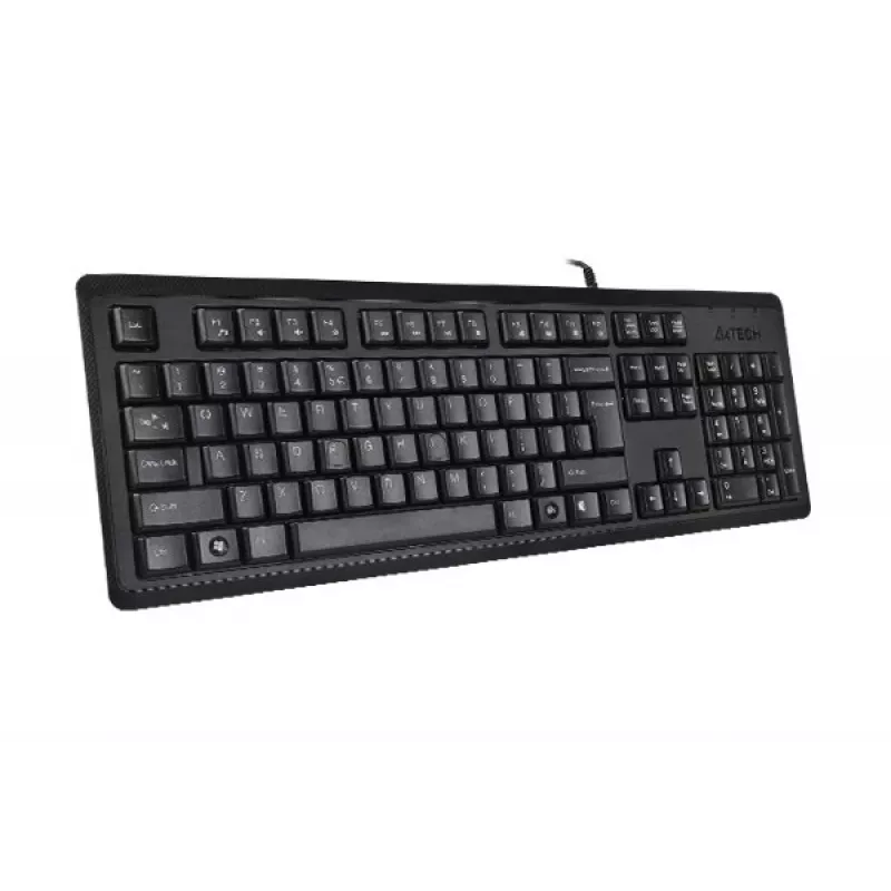 A4Tech KR-92 klaviatūra USB QWERTY angliška juoda