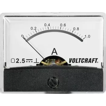 Voltcraft AM-60X46/1A/DC montavimo matavimo prietaisas 1 A sukamoji ritė