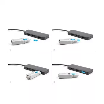 DeLOCK HDMI moteriško prievado blokatorius 10 vnt. mėlynas