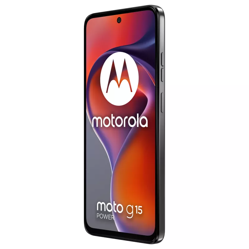 Mobilusis telefonas Motorola moto g15 power 17,1 cm (6,72 colio) Dual SIM Android 15 4G USB Type-C 8 GB 512 GB 6000 mAh Pilka