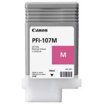 Canon PFI-107M rašalo kasetė 1 vnt. Originali rausva