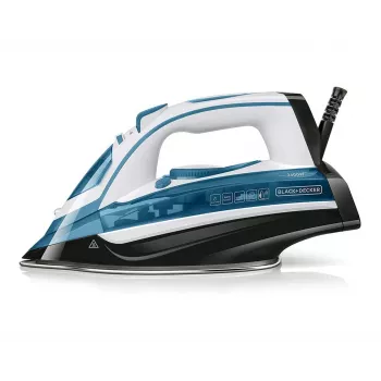 Lyginimo lygintuvas Black & Decker BXIR2402E – 0,37 l talpa, 33 g/min nuolatinis garas, 140 g/min garo smūgis, anoduotas padas