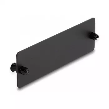 DeLOCK aklinis skydelis pluoštiniams lizdams juodas 109mm metalinis