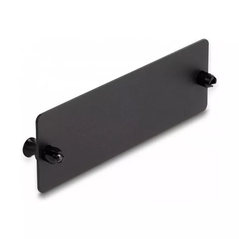 DeLOCK aklinis skydelis pluoštiniams lizdams juodas 109mm metalinis