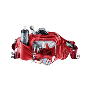 Deuter Pulse 5 l Inkaro juosmens krepšys Raudonas