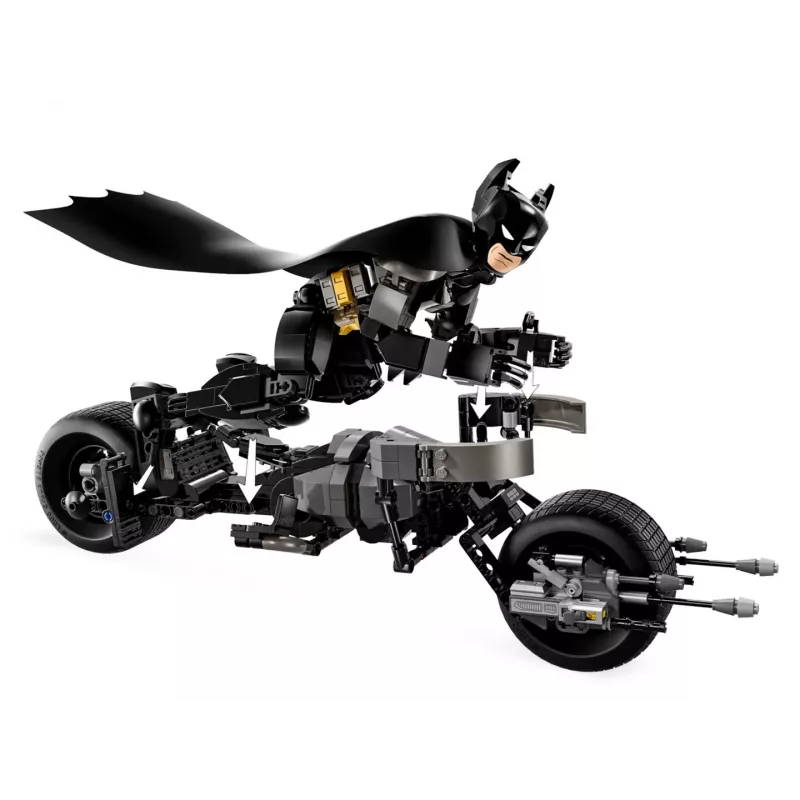 LEGO® DC Batman™: Betmeno konstruojama figūrėlė ir motociklas 76273
