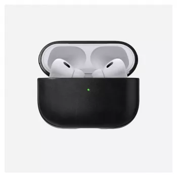 Nomad Modern Leather Case – odinis dėklas AirPods Pro, juoda