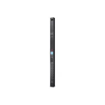 APC Rack PDU 2G, Perjungiamas, ZeroU, 20A/208V, 16A/230V, (7) C13 ir (1) C19