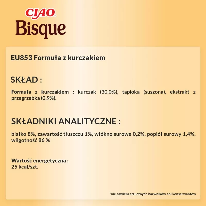 Šlapias kačių ėdalas Inaba Foods CIAO tiršta vištienos sriuba 40 g pakelis