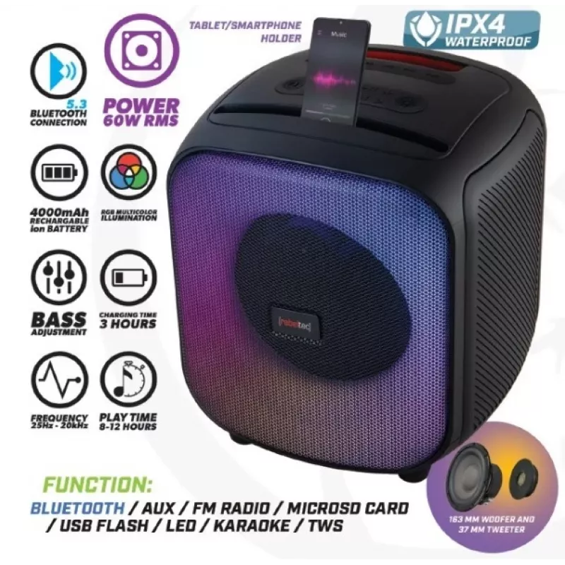 Bluetooth garsiakalbis FM/USB PowerCUBE 500