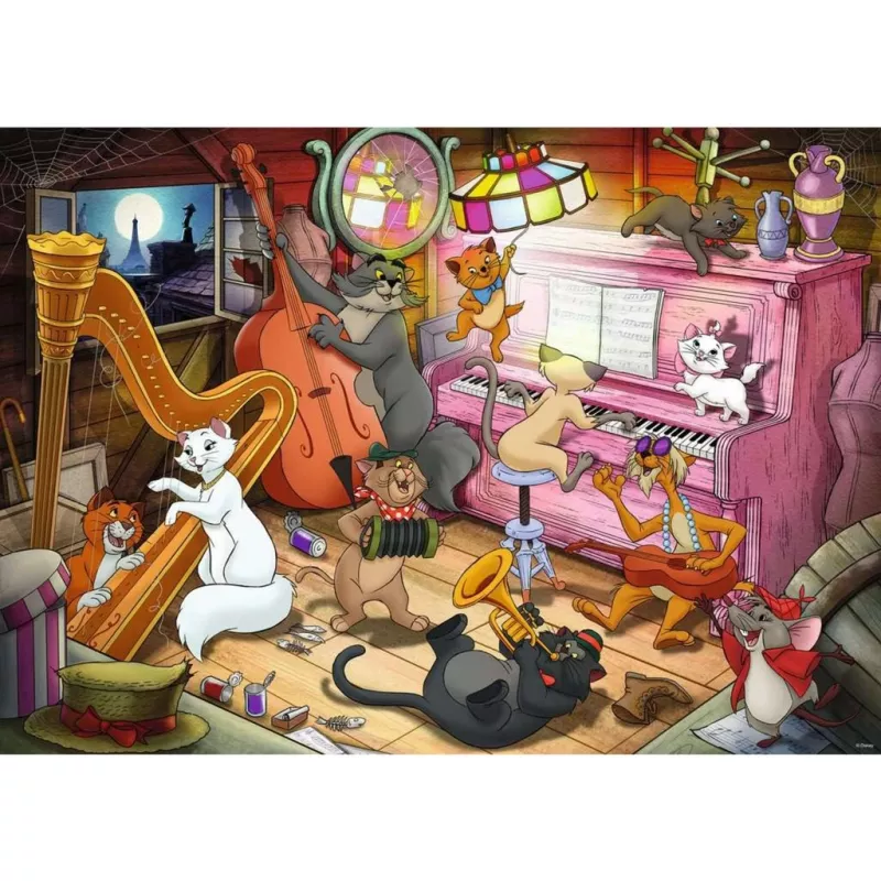 Puzzle Disney Collector's Edition – Aristocats (1000 dalių)