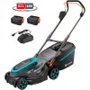 Belaidis vejapjovės komplektas PowerMax 37/36V P4A, 36V (2x18V) (juoda/pilka, 2x Li-Ion akumuliatorius 4,0Ah, POWER FOR ALL ALLIANCE)