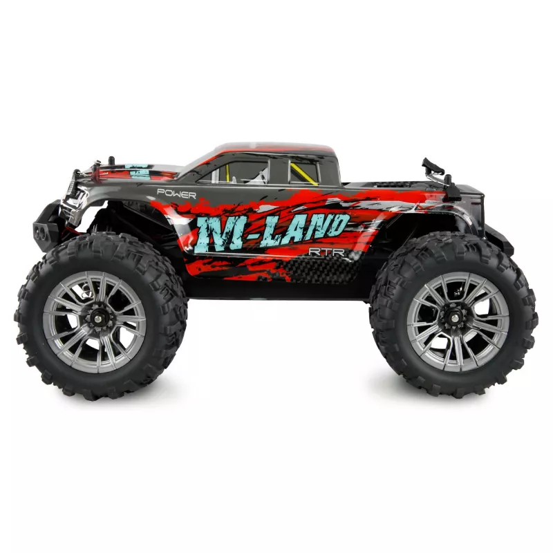 Amewi M-Land Monstertruck 48km/h 4WD 1:16 RTR Raudonas (22622)