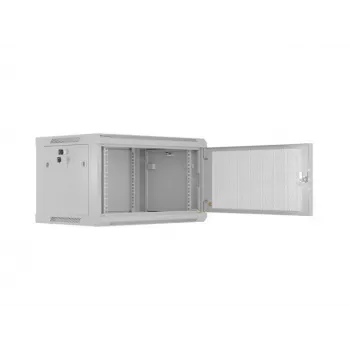 Lanberg sieninė spinta 19 colių 6U 600x450 mm pilka