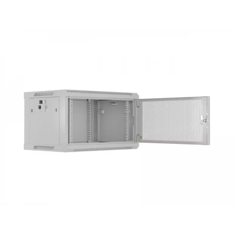 Lanberg sieninė spinta 19 colių 6U 600x450 mm pilka