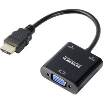 SP-10352148 HDMI adapteris [1x HDMI – 1x VGA] juodas 0,15 m (SP-10352148)