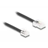 DeLOCK telefono kabelis RJ11 kištukas – RJ45 kištukas, juodas, 3 m